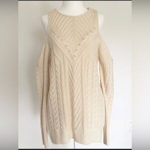 Women’s Alya open shoulder sweater size L